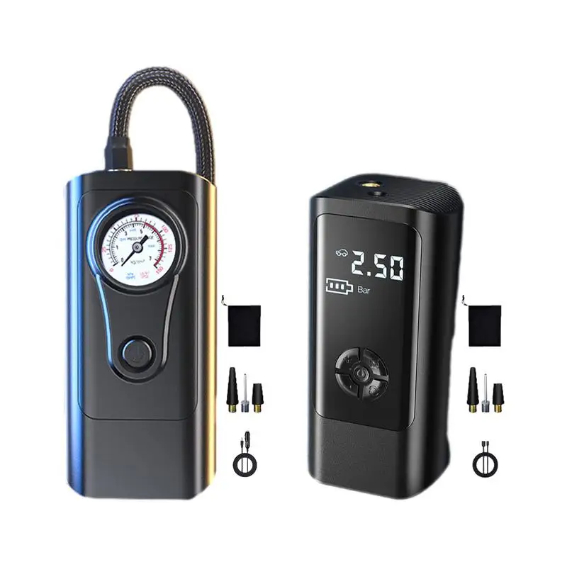 

Портативный маленький воздушный компрессор для шин, универсальный Автоматический быстрый воздушный насос, высококачественный беспроводной воздушный насос для шин мотоцикла для поездок