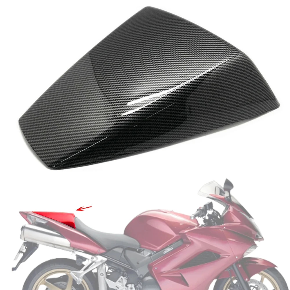 

Glossy Carbon Fiber Motorcycle Part Rear Hard Seat Cover Fairing Cowling For Honda VFR 800 2002-2012 2009 2010 2011 VFR800