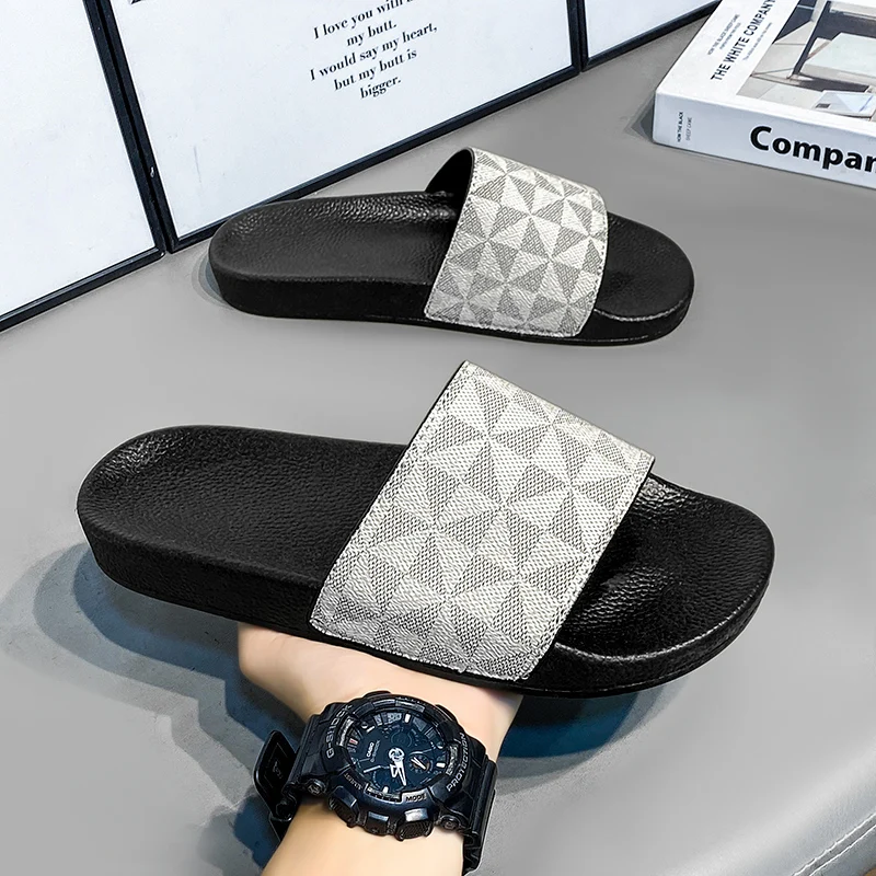 Босоножки мужские летние большого размера 39-47 модные шлепанцы для пляжа