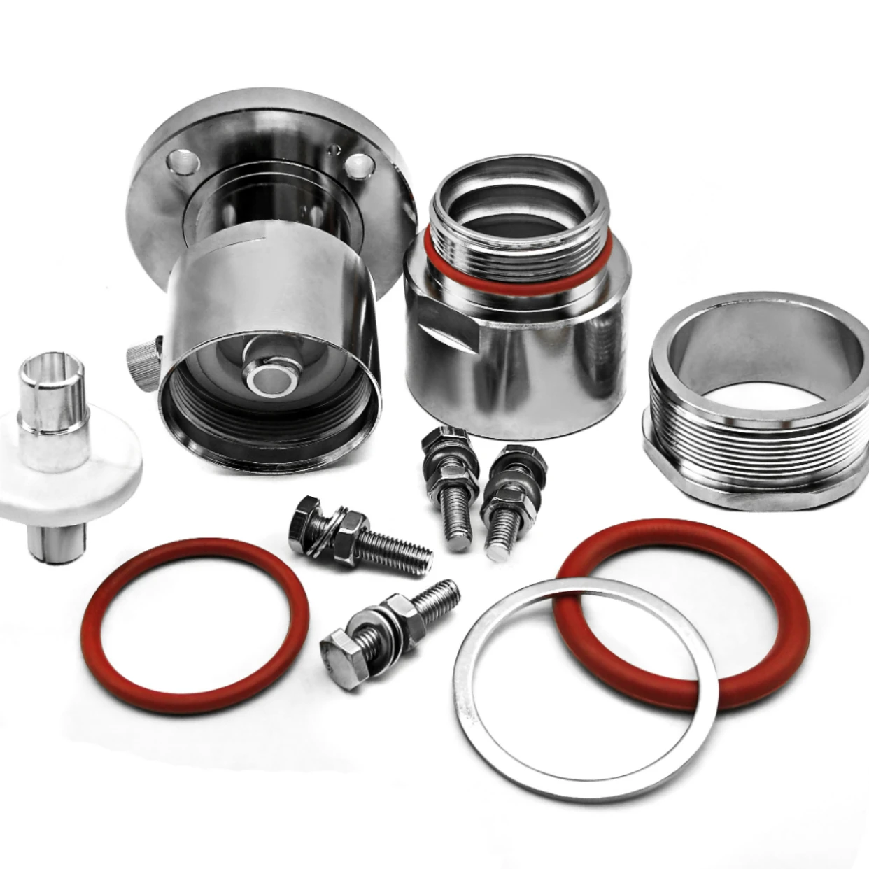 

flange connector EIA 7/8 4 holes flange M5 screw panel chassis mount coaxial connector