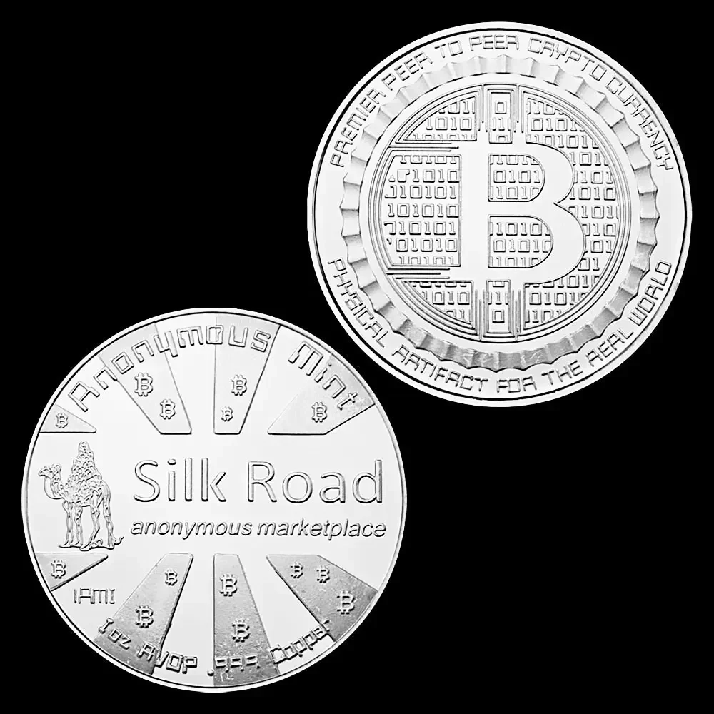 

Золотая позолоченная монета Bitcoin