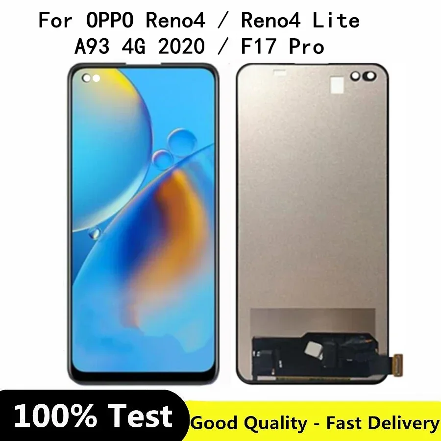 6 43 &quotTFT для OPPO A93 4G/RENO 4/Reno 4 lite/F17 Pro/Reno 4F Замена ЖК-дисплея + преобразователь