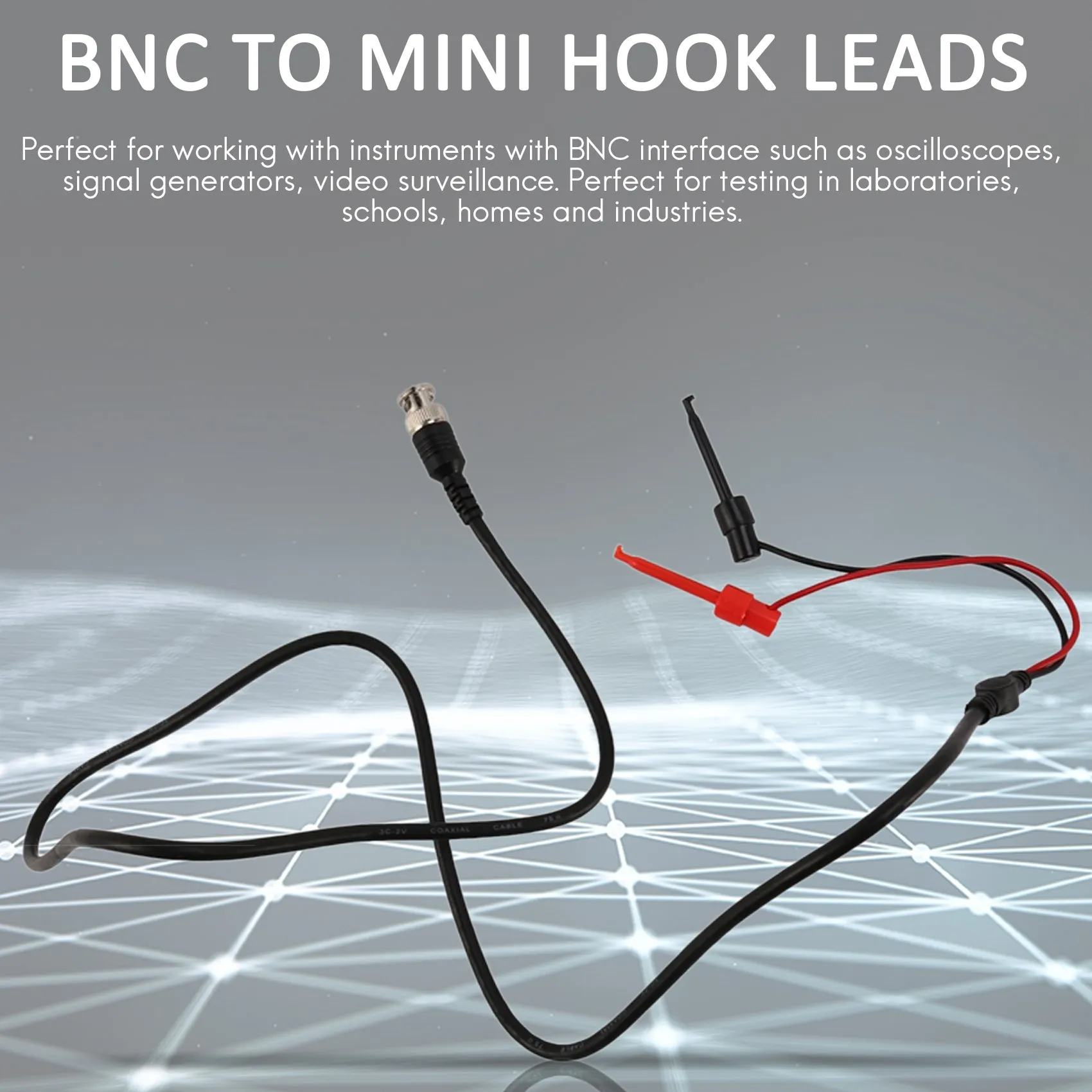 Щупы для осциллографа BNC-Аллигаторы зажимы типа крокодил от BNC до Mini кабеля с