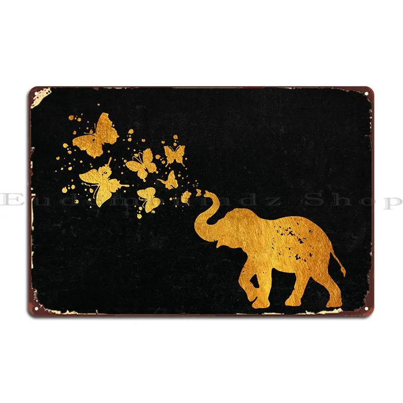 

Слон распыление Лютика металлический знак кинотеатр дизайнерская роспись паб дизайн оловянный знак плакат