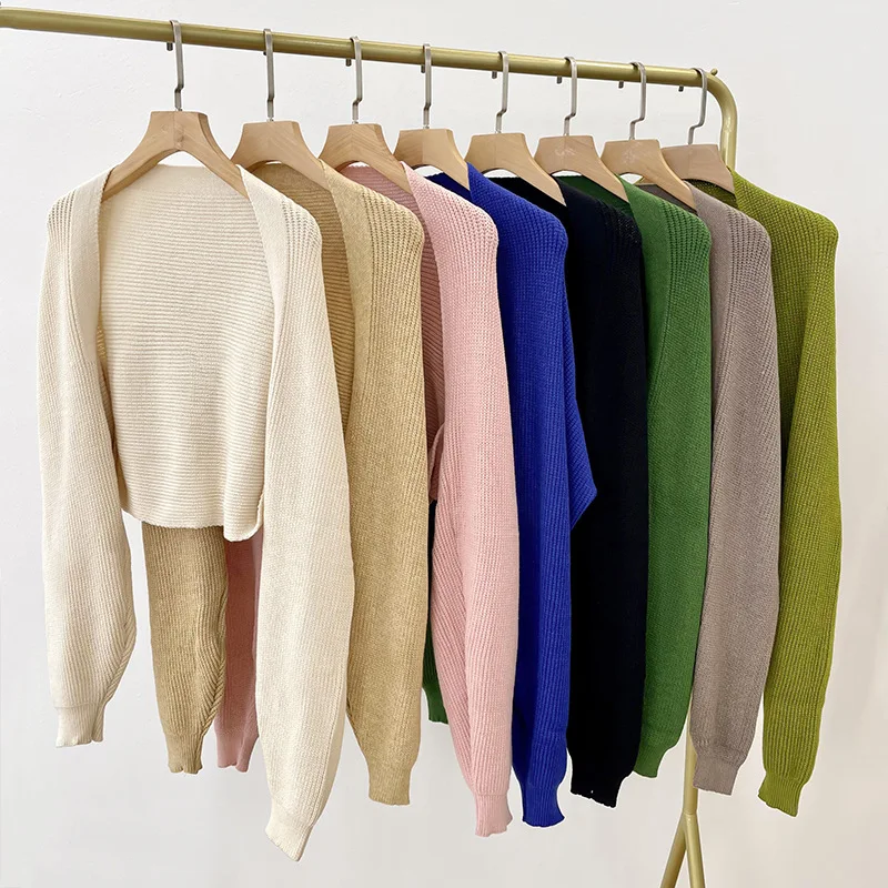 

Korean Knitting Warm Fake Collars Shawl Winter Female Blouse Tops Shoulders False Collar Cape Knitted Scarf Neck Guard Scarves