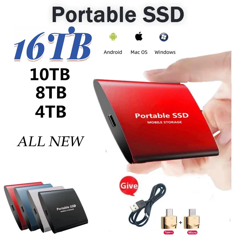 

Expanding a Portable External Hard Drive Type-C Type-C Interface USB3.1 High Speed Transfer Multiple System Support All New