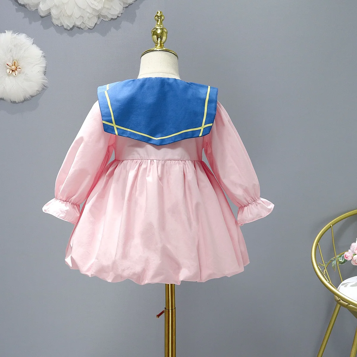 Одежда для маленьких девочек детское платье повседневный костюм милый Дональд