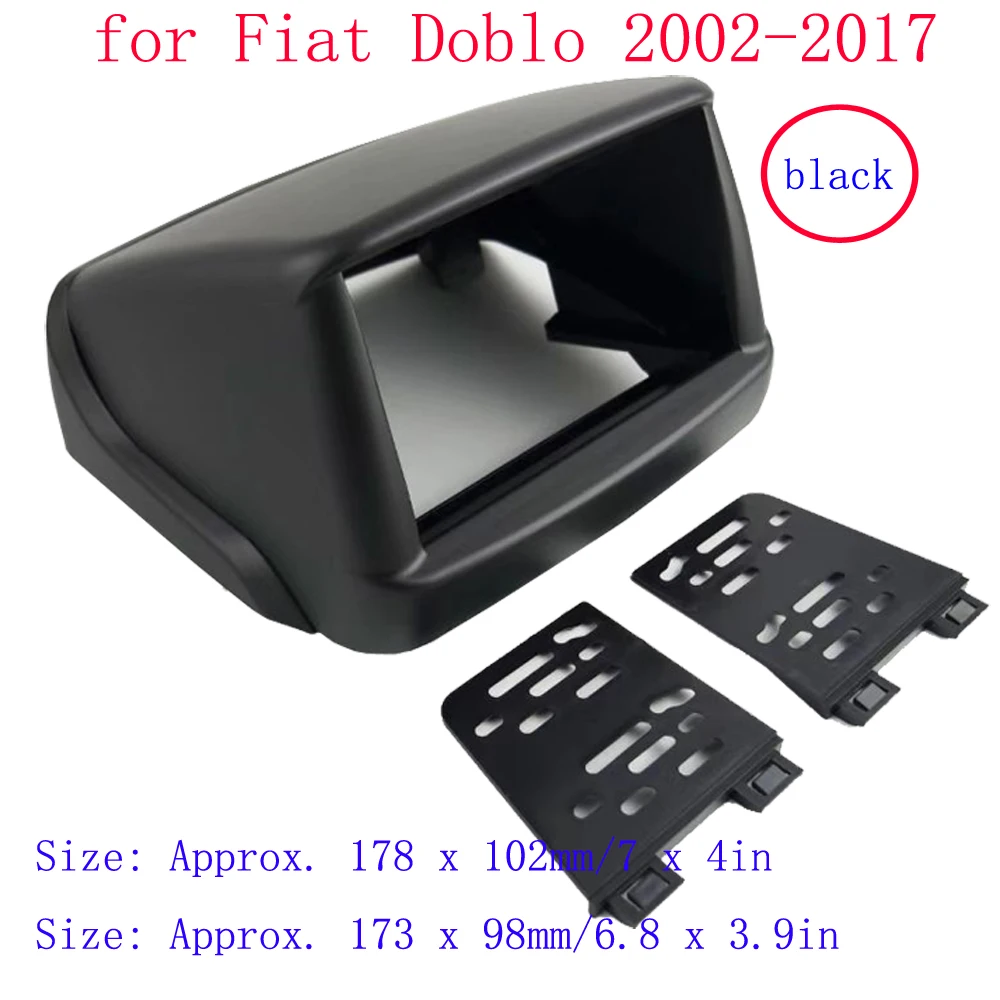 7-дюймовый 2 Din для Fiat Doblo 2002-2017 навигационная панель радио Fascia DVD аудиоплеер рамка