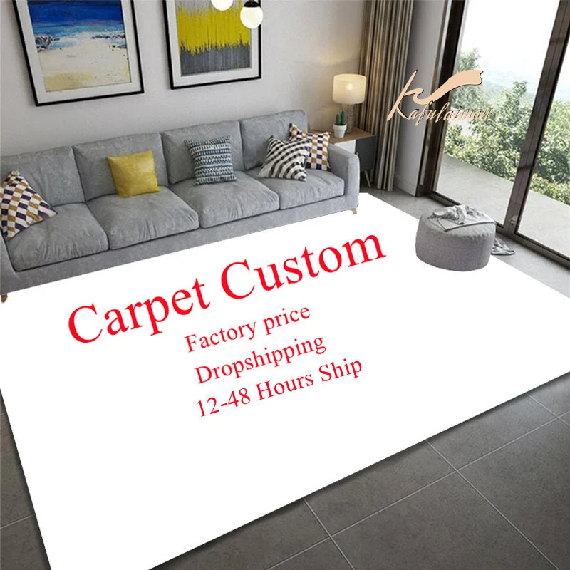 

Carpet Custom Dropshipping Printed Rug For Living Room Area Rug Doormat Stepmat Large Carpet Pet Mat Best Gift