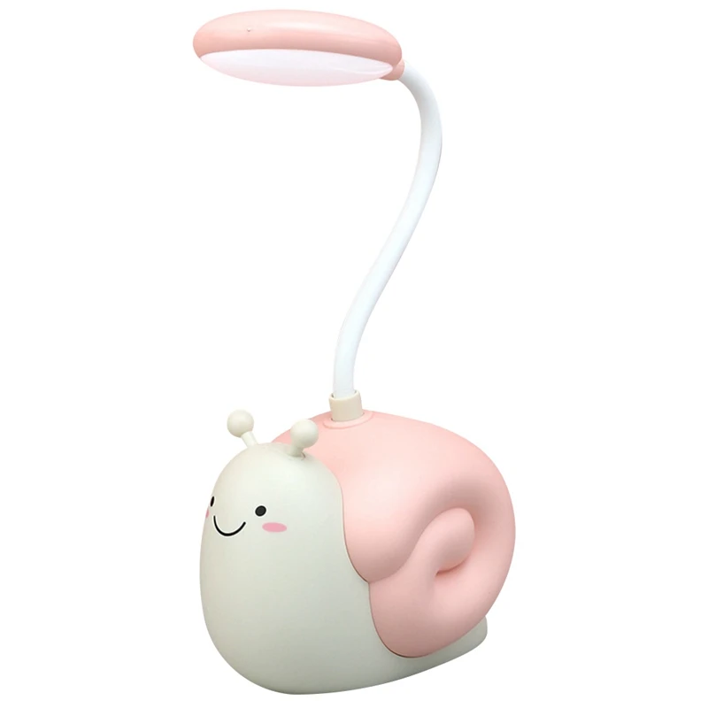 

LED Children Table Lamp With Pen Storage USB Rechargeable Study Desk Lamp Eye Protection Smart Student LED Table Lamp