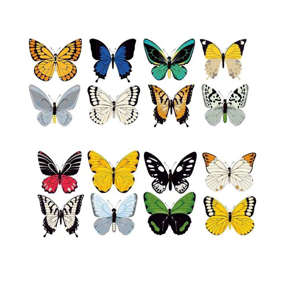 

Butterfly Decals Vibrant Butterfly Wall Stickers Exquisite Home Festive Decorations for Christmas Weddings Room Décor Festive