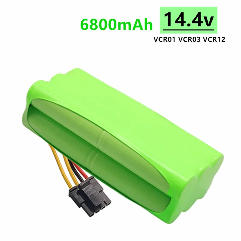 

Neue14.4V 6800mAh Batterie Pack Für Midea VCR01 VCR03 VCR12 R1-L083B R1-L081A R1-L085B Für Redmond RV-R300 RV-R310 Kehrmaschine