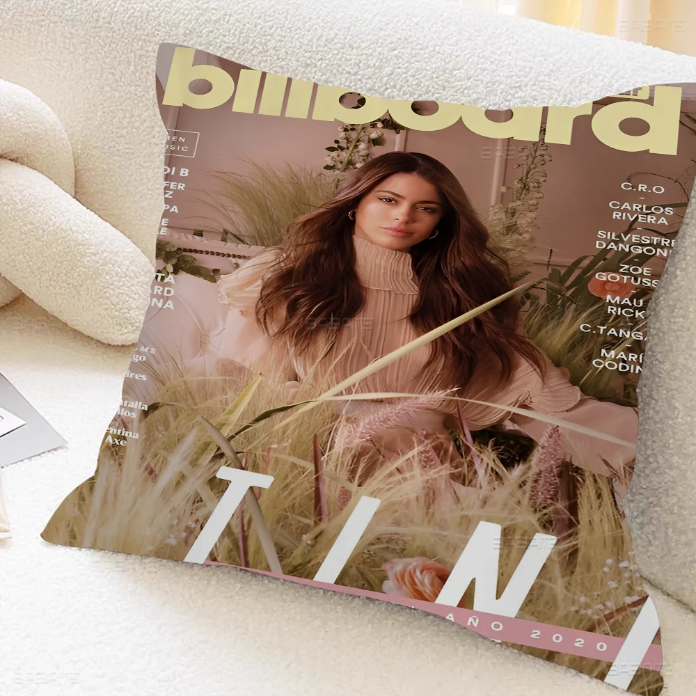 Аргентинская актриса T-Tini S-Stoessel Подушка Аниме Диван-кровать Голова Наволочка