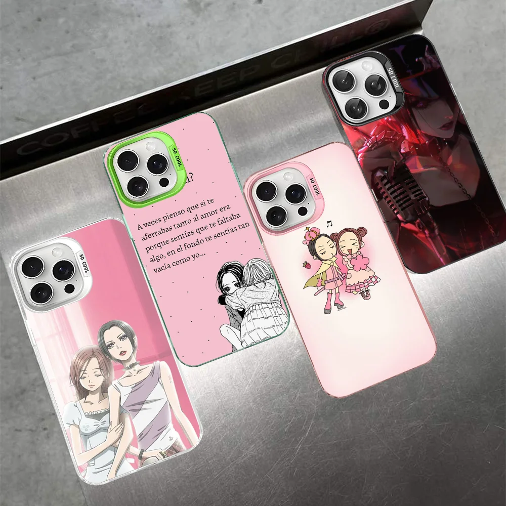 Чехол для телефона Nana X Hachi iPhone 16 15 14 13 12 11 Pro Max XR XSMAX 8 7 Plus матовая противоударная