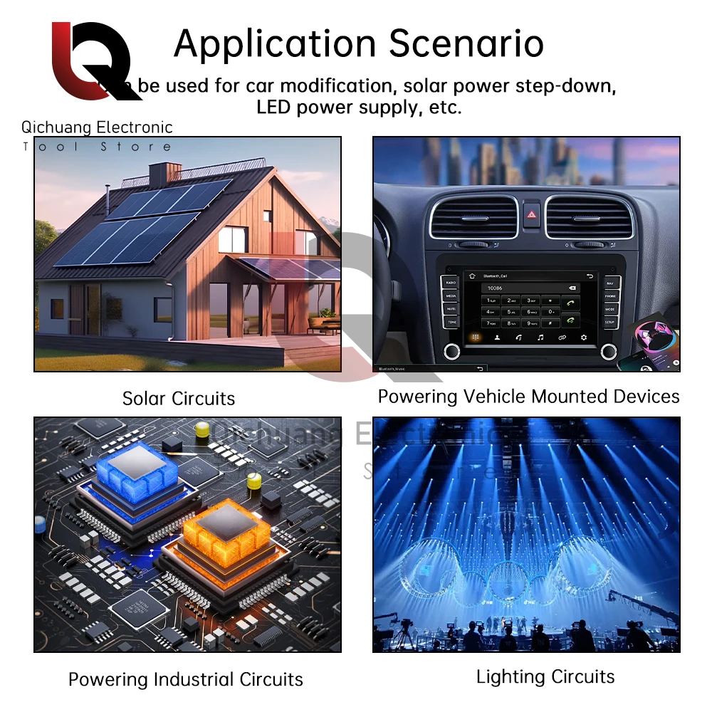 Регулируемый понижающий модуль питания DC-DC вход от 5-80 В до 1-62 1 5 А преобразователь