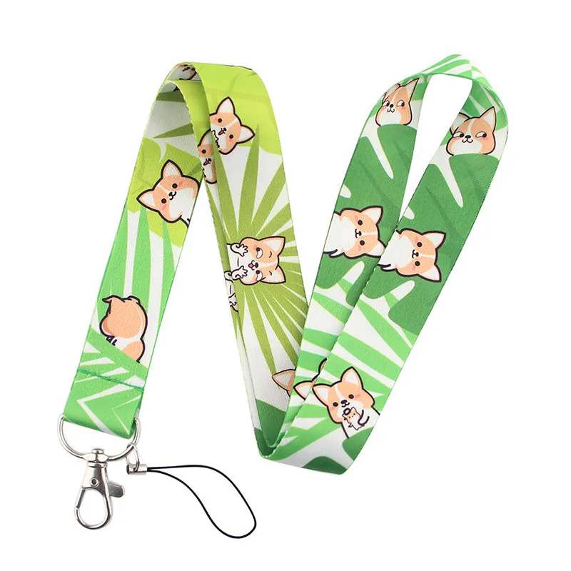 Милый Хаски корги шнурок брелок мультяшное животное многофункциональная