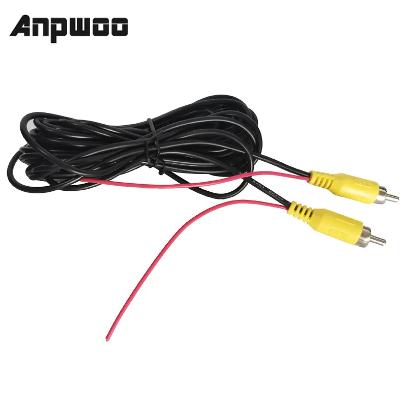 

6 Meters RCA Video Signal Cable Car Reverse Rear View Parking Camera Video Cable with Detection Wire For All Car Accessories Wir