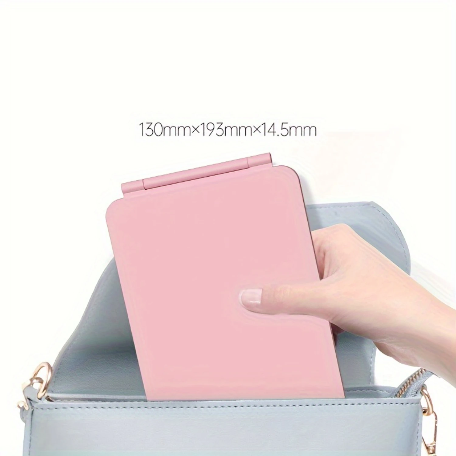 Ультратонкое портативное дорожное зеркало для макияжа с 10-кратным