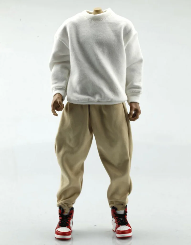 Мужской свитер с длинным рукавом в масштабе 1/6 |