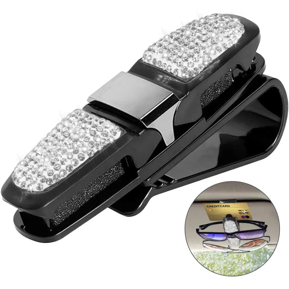 

Алмазный Набор, автомобильный зажим для очков, новый полный Алмазный вращающийся Автомобильный зажим для очков, зажим для билета, автомобил...