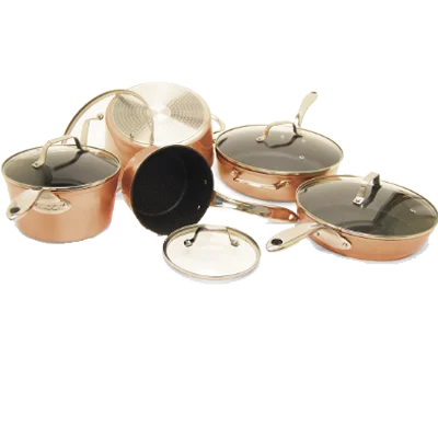 

by 10 Piece Copper Cookware Set