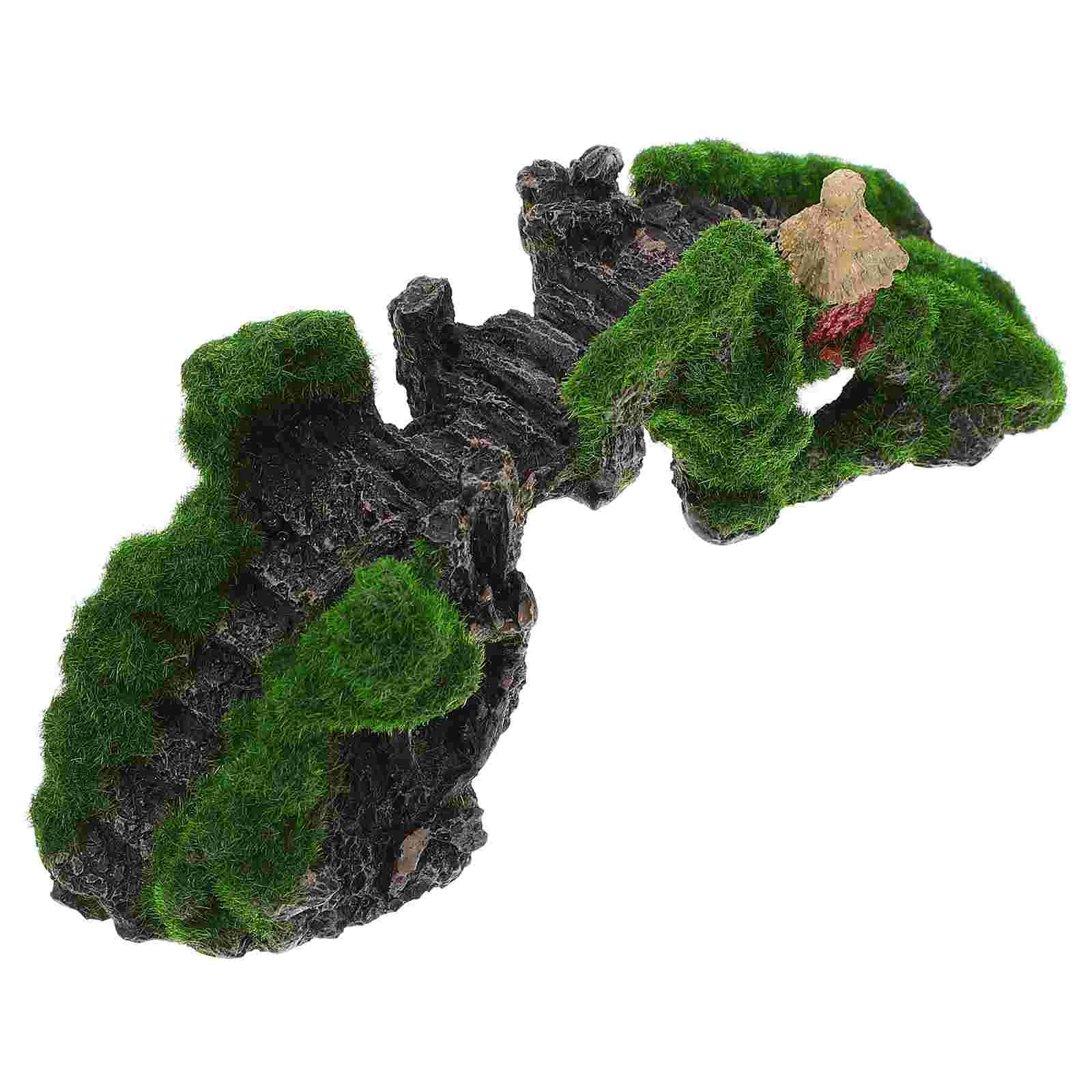 

Fish Tank Cave Decor Resin Mountain View Aquarium Fish Tank Ornaments