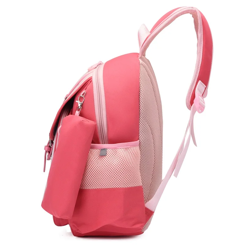 Children Cartoon British Style Fashion Backpacks New Girl Princess Mermaid Boy Dinosaur Cute Large Schoolbags Kids Pencil Bag