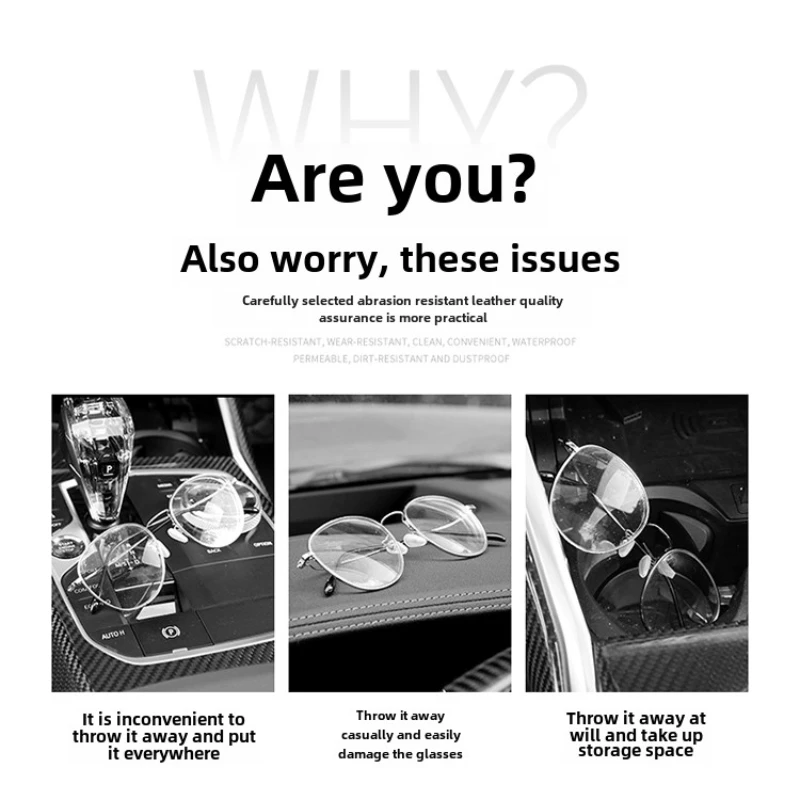 Автомобильный внутренний солнцезащитный козырек держатель для очков зажим