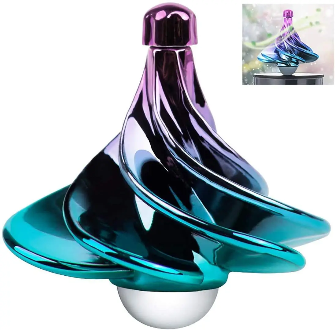 

Magic Wind Blowing Gyro Fidget Spinner Gyro Toys Children Adult Anti-stress Color Gyro Office Party Games Easy To Use Toys