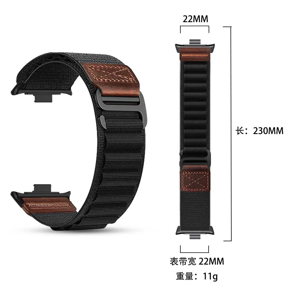 Фото Ремешок Alpine Loop для Xiaomi Band 10 Pro, нейлоновый, удобный, сменный браслет для Redmi Watch 6 5 4/Mi Band 9/8 Pro №3