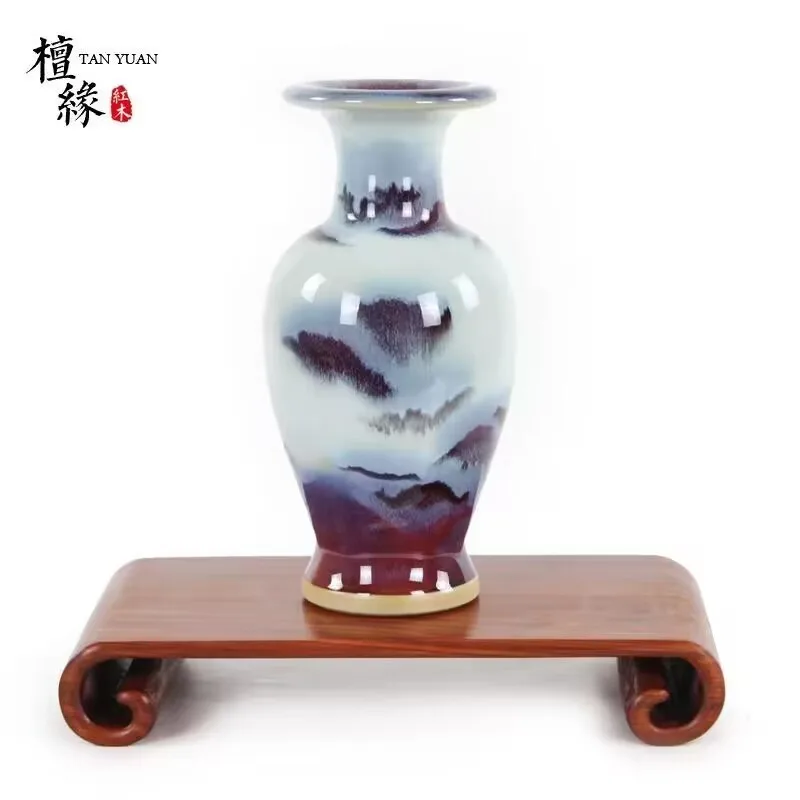 

Chinese Tea Table Shape Wood Stand For Tea Sets Stand Display Flower Pot Shelves Incense Burner Base Dining Room Sets Home Decor