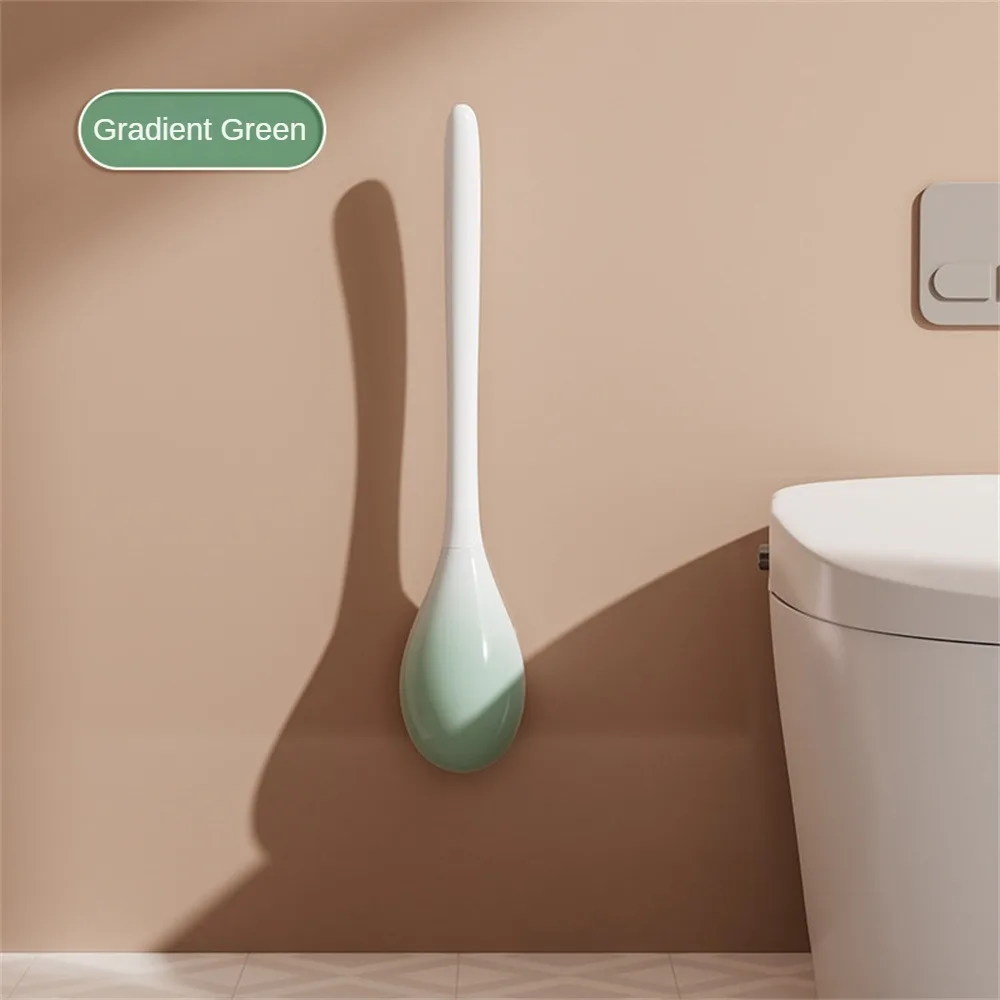 

High Quality Toilet Cleaning Brush Wall-mounted Household Cleaning Brush Non-dead Angle Multifunctional Toilet Brush Long Handle