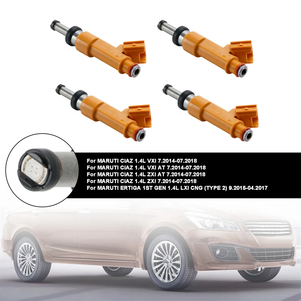 ​ 4 шт. топливная форсунка 15710M83P00 для MARUTI CIAZ 1.4L ERTIGA SWIFT DZIRE
