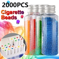 2000pcs diy mix fruit black ice mint flavor cigarette popping capsule pusher box mint mixed menthol bursting beads smoking tools