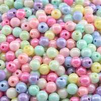 50 400pcs acrylic round beads ab loose spacer ball for jewelry making diy gift crafts bracelet necklace accessories 4 12mm