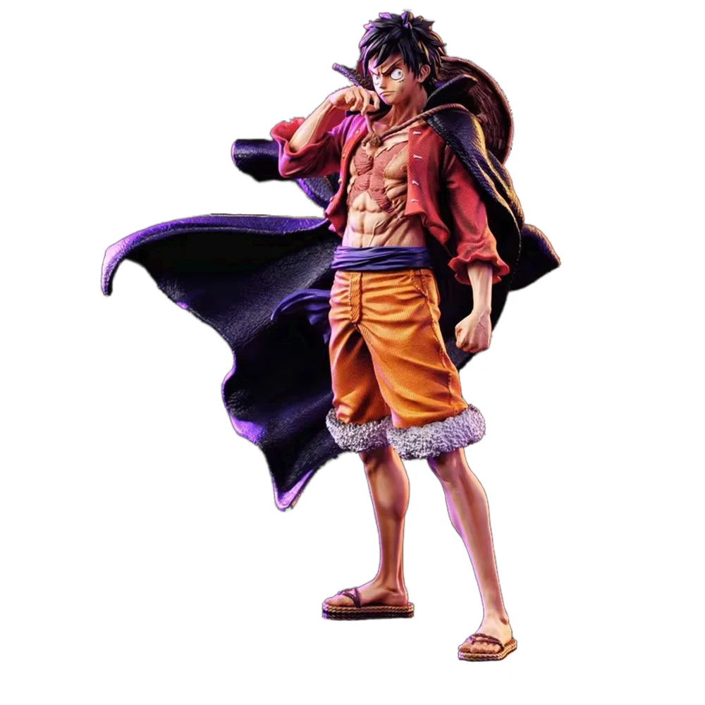 Фото 17 см аниме One Piece Luffy фигурка Kaidou Дуэль голова меняющая Обезьяна D. Игрушечная модель Luffy, подарок, стоящая позиция, Коллекционная ПВХ №1