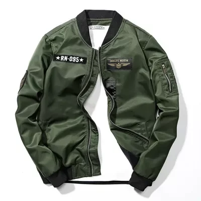 

NEW 2023 New Men's Bomber Jackets Casual Male Outwear Windbreaker Coats Fashion Hip Hop Mens Slim Pilot Baseball Jackets Clo