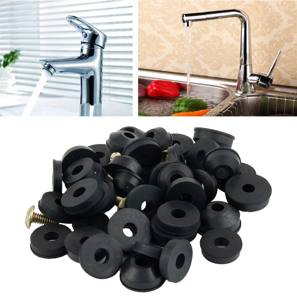 

Faucet Washer Flat And Beveled Faucet Washers And Brass Bibb Screws Assortment Plumbing Washer Seal Accessories