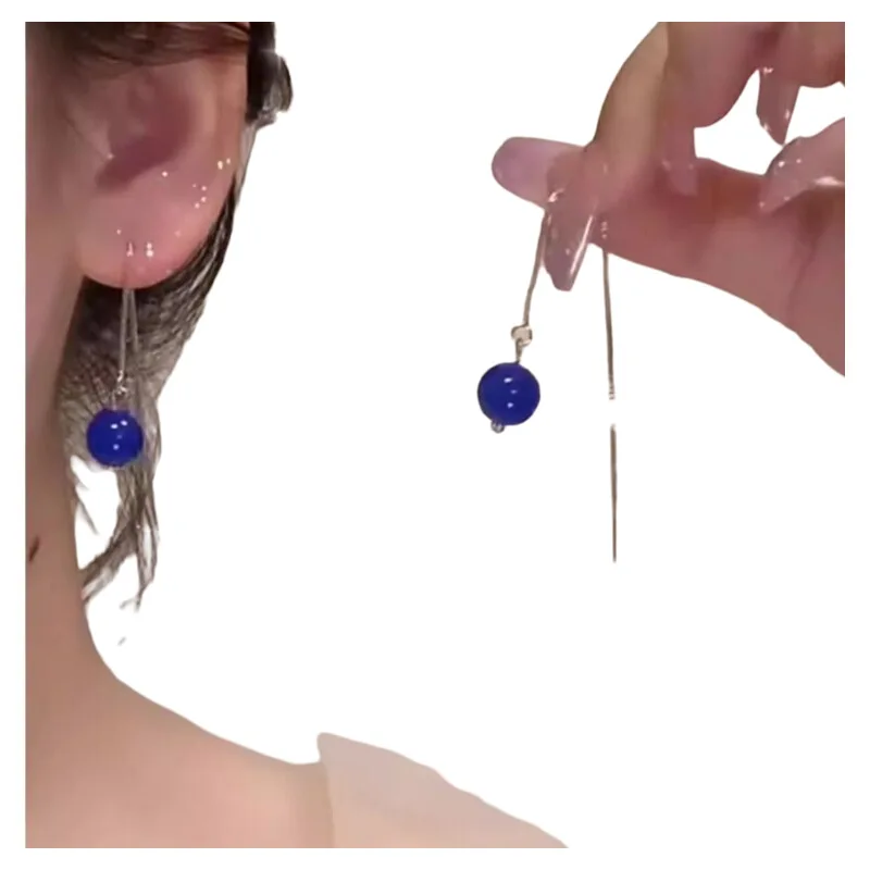 Женские серьги-подвески с холодным ветром