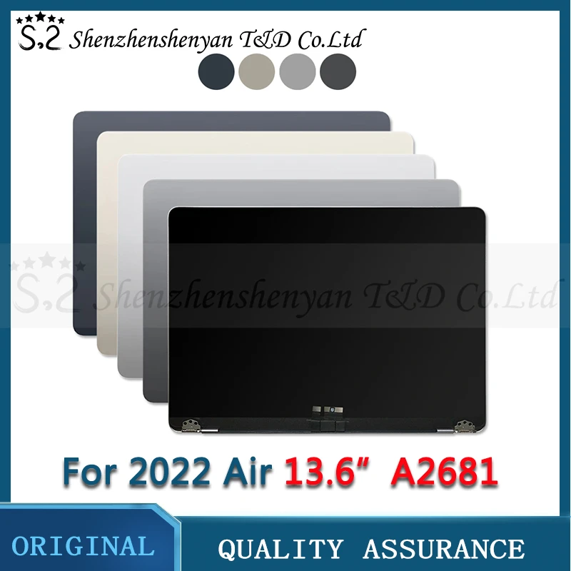 Новинка для Macbook Air Retina 13 6 дюйма 2022 года A2681 полный ЖК-дисплей ЖК-экран со