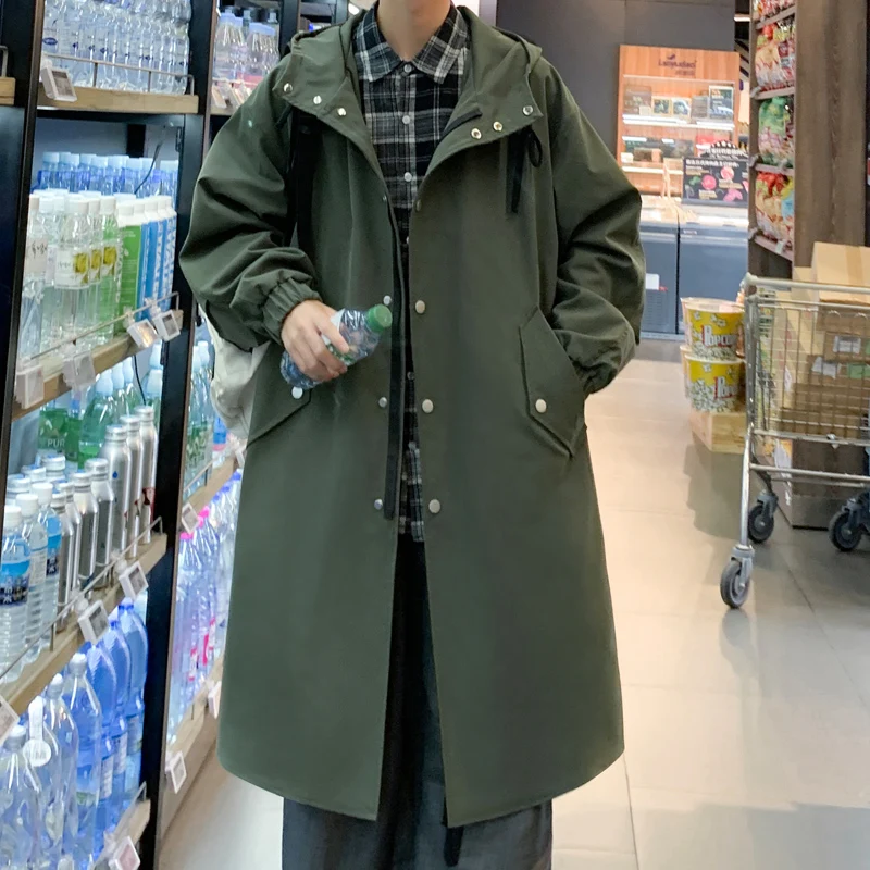 

Мужская приталенная ветровка с капюшоном, повседневная приталенная куртка, размеры до 3XL, весна-осень 2023