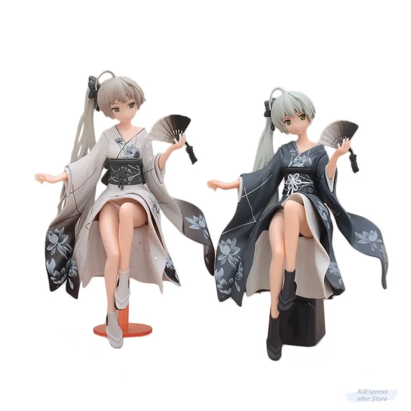 

Японское аниме кимоно Yosuga No Sora, купол Касугано, кавайная экшн-кукла из ПВХ, Коллекционная модель аниме, игрушка, 14/15 см