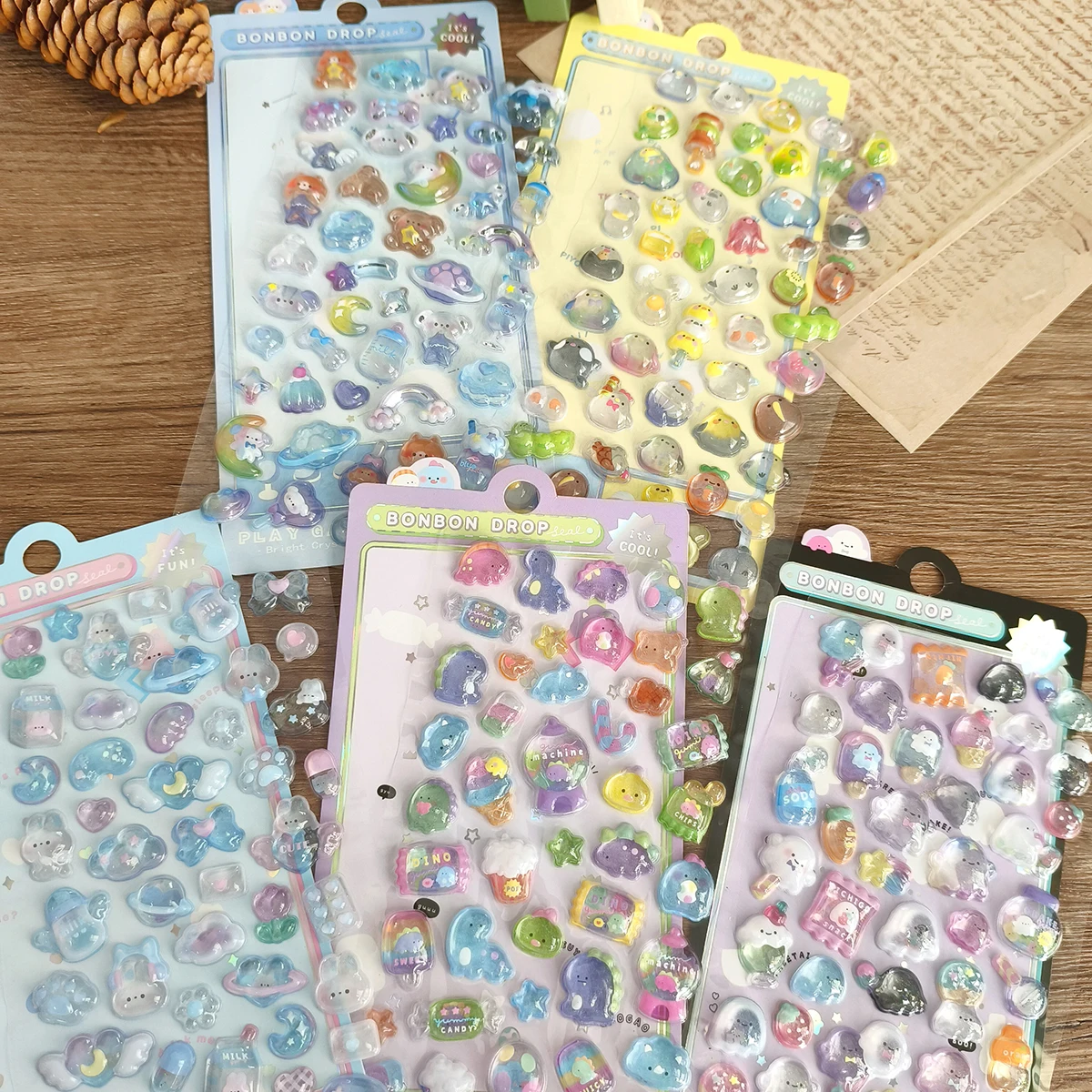 3D наклейки Kawaii