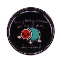 every moment is a pain for me enamel pin wrap clothes lapel brooch fine badge fashion jewelry friend gift