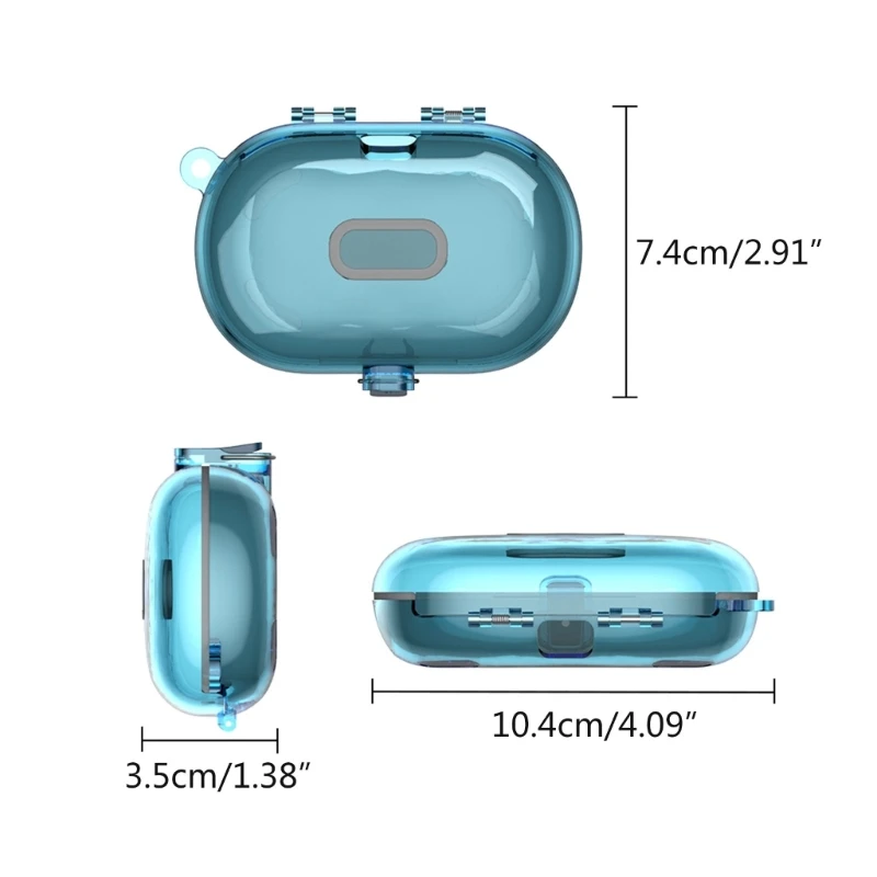 Совместим с TOZO OpenBuds противоударный чехол для наушников ударопрочный корпус