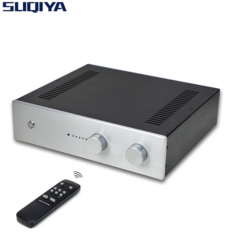 

SUQIYA-Remote 12AX7 Tube Preamplifier Base on Conrad-johnson CL Preamp 4 Channels RCA Remote Control Switch Input With phono amp