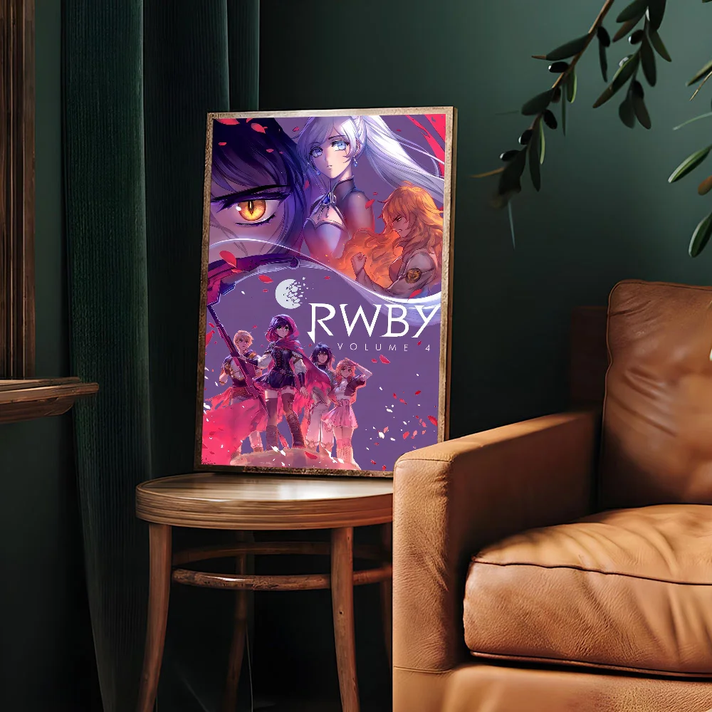 Милый Ретро-стиль R-RWBY Пленочный Постер Клейкая Настенная Художественная