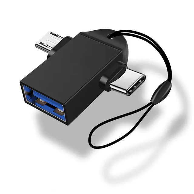  Usb-коннектор мобильный телефон, многофункциональный, два в одном, Android 