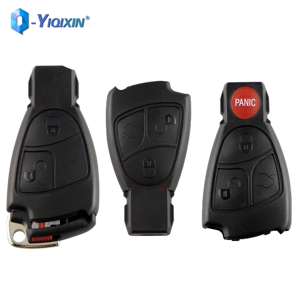YIQIXIN БЕСКЛЮЧЕВОЙ Go Fob чехол для Mercedes Benz CLS CLK C B E класс W203 W211 W204 YU BN 2/3/4 кнопки дистанционный Автомобильный ключ