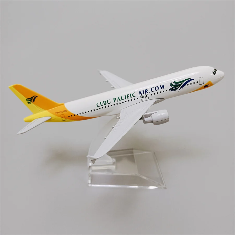 Фото Модель самолета 16 см, авиа, Филиппины, CEBU PACIFIC A320, аэробус 320, авиакомпании №2